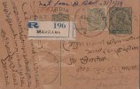 Br India King George V, Postal Card, Registered, India As Per The Scan - 1911-35 King George V