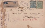 Br India King George V, Bearing On Post Card, Registered, India As Per The Scan - 1911-35 Roi Georges V