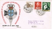 Carta Certificada GIJON (Asturias) 1961. Oftalmologia. Medicina - Storia Postale