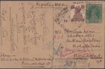 Br India King George VI, Postal Card, Registered, India As Per The Scan - 1936-47 King George VI