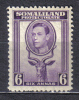 AP227 - SOMALILAND 1938 , Yvert N. 81  *** . Giorgio VI - Somaliland (Protettorato ...-1959)