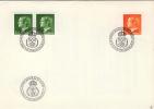 Enveloppe Avec Cachet " Stockholm 25.1.1978 Utgivningsdagen Timbres 993a 994 Roulette - Storia Postale