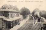 69 LOZANNE - La Gare, Vue Prise Du Pont Du Chemin De Fer - Otros & Sin Clasificación