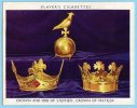 John Player's - British Regalia - 4 - Crown And Orb Of Stephen And Crown Of Queen Matilda - Player's