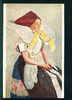 32961 CZECH Art Ludvik KUBA - Dolnoluzicke Costumes, Woman Of Blat Pc - Non Classificati