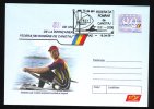 Canoe Rowing 2006  Cover Stationery Oblit.concordante Arad Romania. - Canoa