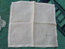 Mouchoir Ancien Lin- Dentelle Fuseau- - Handkerchiefs