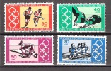 Allemagne  1976- YT 735 à  738 ** JO Montréal -Hockey - Natation - Saut En Hauteur -Aviron - Summer 1976: Montreal