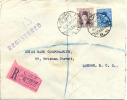 Lettre De Alexandrie Vers London, Recommande 1938. Cover - Covers & Documents