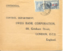 Lettre De Greece Vers London 1932. Cover - Brieven En Documenten