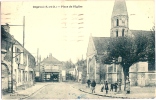 ORGEVAL PLACE DE L'EGLISE  1925 - Orgeval