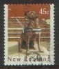 2006 - New Zealand Year Of The Dog 45c LABRADOR RETRIEVER Stamp FU Self Adhesive - Usados