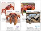 2011 - Christmas Island CRABS Set 4 Stamps MNH - Christmas Island