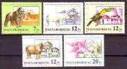 HUNGARY - 1991. 125th Anniv Of Budapest Zoological And Botanic Gardens - MNH - Unused Stamps