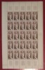 FranceCroix Rouge N° 877 En Feuille Entière De 25 Timbres - 1927-1959 Postfris