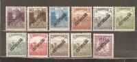 HUNGARY 1918 - 11 DIFFERENT  OVERPRINTED - MNH MINT NEUF - Unused Stamps