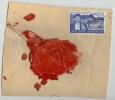 Dienst Briefrückseite Mit Frankatur Und FL-Siegel       1937 - Dienstmarken