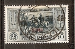 1932 SIMI GARIBALDI 50 CENT USATO - RR2029 - Ägäis (Simi)