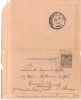 REF LANV2 - EP CL TYPE SAGE 25c A DESTINATION DE TRENDELBURG ALLEMAGNE AOUT 1893 - Letter Cards