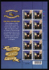 Alderney Scott #253 MNH Minisheet Of 10 40p The Fall Of Nelson - Alderney