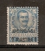 1901 LEVANTE BENGASI 1 PIASTRA MNH ** - RR2138 - Bureaux D'Europe & D'Asie