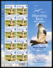 Alderney Scott #188 MNH Minisheet Of 10 40p Honey Buzzard - Migrating Birds - Alderney