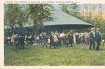 ZQ 793/ C P A  NEW YORK    - SARATOGA  - LEAVING THE PADDOCK AT SARATOGA  RACE COURSE - Saratoga Springs