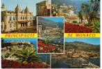 Monaco, Monte Carlo, 5 Vues, 1979 - Mehransichten, Panoramakarten