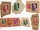 Lot De Marianne De Gandon Taille-douce Sur Fragment. - Used Stamps