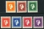 New Zealand O100-106 Mint Hinged QEII Official Set From 1954 - Service