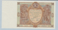 Poland 50 Zlotych 1929 AUNC CRISP Banknote P 71 - Polen