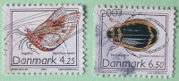 Denmark 2003 Aquatic Insects Mayfly Beetle - Lettres & Documents