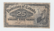 CANADA 25 Cents 1900 P 9b 9 B - Kanada