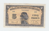French West Africa 5 Francs 1942 VF++ Banknote P 28b 28 B - Altri – Africa