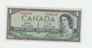 Canada 1 Dollar 1954 QEII VF++ P 74a 74 A - Kanada