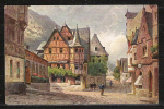 TOP!! BACHARACH * DAS ALTE HAUS IN BACHARACH AUS DEM JAHR 1368 * KARTE VON 1920 *!! - Bacharach