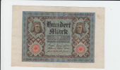 GERMANY 100 MARK 1920 VF+ - 20 Mark