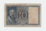 ITALY 10 Lire 1939 "F" P 25c 25 C - Regno D'Italia – 10 Lire