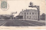 CPA - (52) Chalindrey - Intérieur De La Gare - Oblitération Chalindrey Gare 1905 - Un Coin Plié - Chalindrey