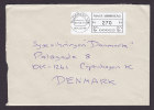 Hungary BUDAPEST Meter Stamp ATM Cover 2006 To COPENHAGEN Denmark - Machine Labels [ATM]