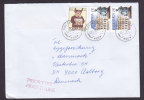 Poland Priorytet Prioritaire Line Cds. SZCZECIN 2005 Cover To AALBORG Denmark - Lettres & Documents