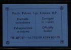 POLAND 1941 WW2 POCZTA POLOWA 1ST POLISH ARMY CORPS EXILED FORCES BLUE FIELD POST FELDPOST LETTER-SEAL NHM World War II - Viñetas De Fantasía