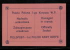 POLAND 1941 WW2 POCZTA POLOWA 1ST POLISH ARMY CORPS EXILED FORCES PINK FIELD POST FELDPOST LETTER-SEAL NHM World War II - Viñetas De Fantasía