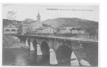 30 // BESSEGES  Le Pont Et L'Eglise Du Haut Travers - Bessèges