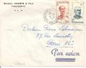 N Y&   308+314 TANANARIVE       Vers   PARIS             Le 02 JUIN 1951 - Brieven En Documenten