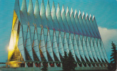 U.S. AIR FORCE ACADEMY CADET CHAPEL AT DUSK - Colorado Springs