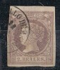Sello 2 Reales 1860 Isabel II, Fechador CAMPILLO DE ARENAS (Jaen) Num 56 º - Used Stamps