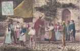 Un Charlatan Au Village En 1906,marchands,commerce,F Olklore,costumes,paysans, Rare - Shopkeepers