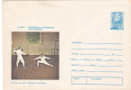 FENCING,ESCRIME 1974 Cover Stationery Entier Postaux - Romania. - Fencing