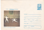 FENCING,ESCRIME 1974 Cover Stationery Entier Postaux - Romania. - Escrime